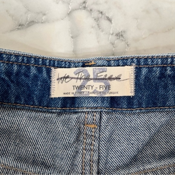 We the Free you’re my butterfly embroidered denim cutoff shorts size 25 - Picture 8 of 11